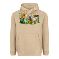 Mushroom Sheep coffee cups Heavyweight Hoodie - texasbilliewilder