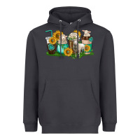 Smoke Sheep coffee cups Heavyweight Hoodie - texasbilliewilder