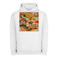 Pigment Lunar Rock fall school bus seamless pattern Urban Hoodie - BundleAndBundleShop