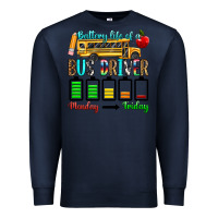 Navy battery life of a bus driver Premium Sweatshirt - texasbilliewilder