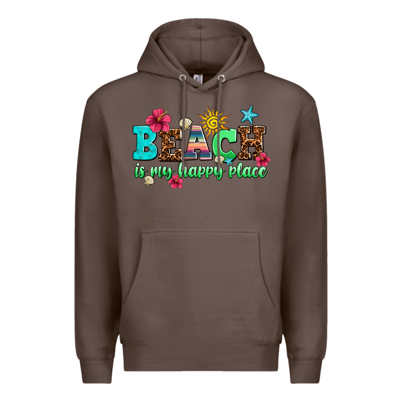 Beach Is My Happy Place Premium Hoodie by AdoDesignShop | Teevron