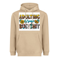 Mushroom adulting is some bullshit Heavyweight Hoodie - texasbilliewilder