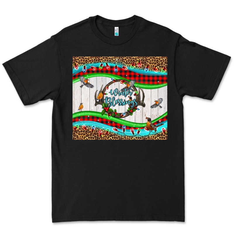 Winter Blessings Leopard Premium Tee by LillyAllenDesigns | Teevron