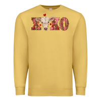 Antique Gold xoxo charolais calf Premium Sweatshirt - RanaPortraitStore