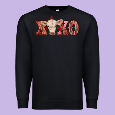 Xoxo Charolais Calf Premium Sweatshirt Designed By Ranaportraitstore