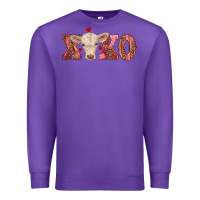 Purple xoxo charolais calf Premium Sweatshirt - RanaPortraitStore