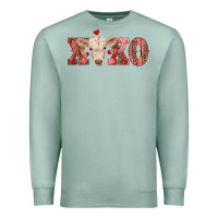 Seafoam xoxo charolais calf Premium Sweatshirt - RanaPortraitStore