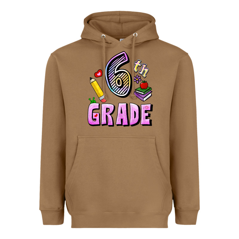 Sixth Grade Heavyweight Hoodie by RanaPortraitStore | Teevron