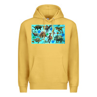 Antique Gold dinosaurs sippy cup Premium Hoodie - Artiststas