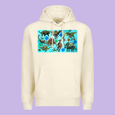 Dinosaurs Sippy Cup Premium Hoodie Designed By Artiststas