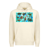 Sandshell dinosaurs sippy cup Premium Hoodie - Artiststas