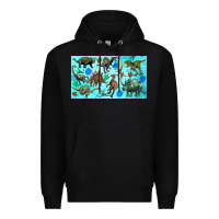 Black dinosaurs sippy cup Premium Hoodie - Artiststas