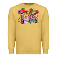 Antique Gold texas summer Premium Sweatshirt - Zillion Design Studio