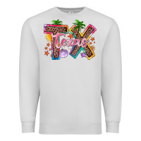 Dove Grey texas summer Premium Sweatshirt - Zillion Design Studio