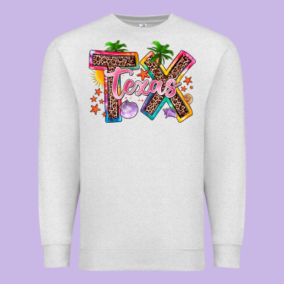 Texas Summer Premium Sweatshirt Designed By Zillion Design Studio