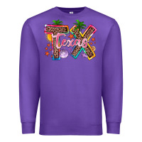 Purple texas summer Premium Sweatshirt - Zillion Design Studio