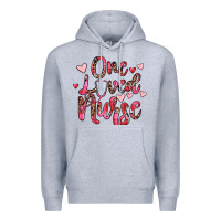Heather Grey one loved nurse Premium Hoodie - JahusDesignShop