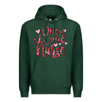 Sports Green one loved nurse Premium Hoodie - JahusDesignShop