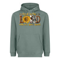 Sage Trust in the lord with all your heart Heavyweight Hoodie - texasbilliewilder