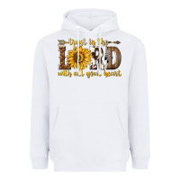 White Trust in the lord with all your heart Heavyweight Hoodie - texasbilliewilder