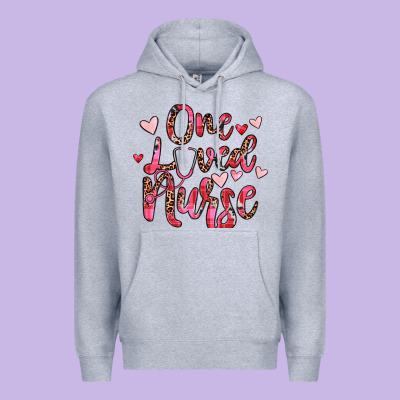 One Loved Nurse Premium Hoodie Designed By Jahusdesignshop