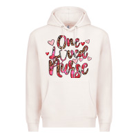 Pale Pink one loved nurse Premium Hoodie - JahusDesignShop