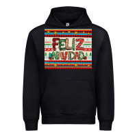Black feliz navidad spanish christmas Urban Hoodie - Jasminsmagicworld