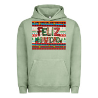 Pigment Oil Green feliz navidad spanish christmas Urban Hoodie - Jasminsmagicworld