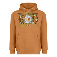 Meerkat With God all things are possible with daisy Heavyweight Hoodie - texasbilliewilder