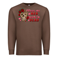 Chestnut roses are red inside i'm dead Skull Premium Sweatshirt - RanaPortraitStore