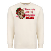 Sandshell roses are red inside i'm dead Skull Premium Sweatshirt - RanaPortraitStore