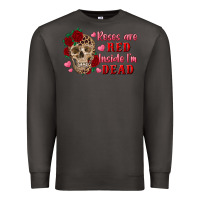 Smoke roses are red inside i'm dead Skull Premium Sweatshirt - RanaPortraitStore