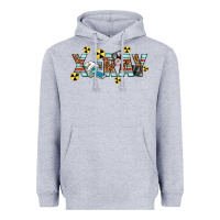 Heather Grey X-ray Heavyweight Hoodie - texasbilliewilder
