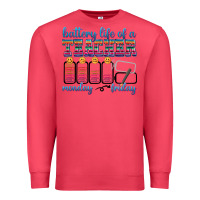 Cardinal battery life of a teacher Premium Sweatshirt - texasbilliewilder
