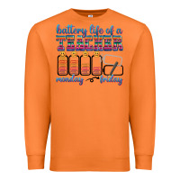 Carrot battery life of a teacher Premium Sweatshirt - texasbilliewilder