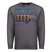 Charcoal Heather battery life of a teacher Premium Sweatshirt - texasbilliewilder