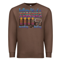 Chestnut battery life of a teacher Premium Sweatshirt - texasbilliewilder