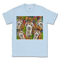 Dusty Blue alpaca Classic Tee - BarkalooDesign