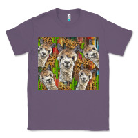 Lavender alpaca Classic Tee - BarkalooDesign