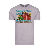 Vintage Zinc western support your local farmer Vintage Tee - Artiststas