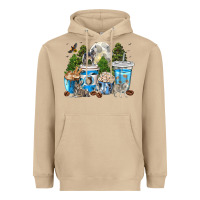 Mushroom Wolf coffee cups Heavyweight Hoodie - texasbilliewilder