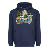 Wolf Coffee Cups Heavyweight Hoodie | Teevron
