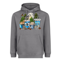 Storm Wolf coffee cups Heavyweight Hoodie - texasbilliewilder