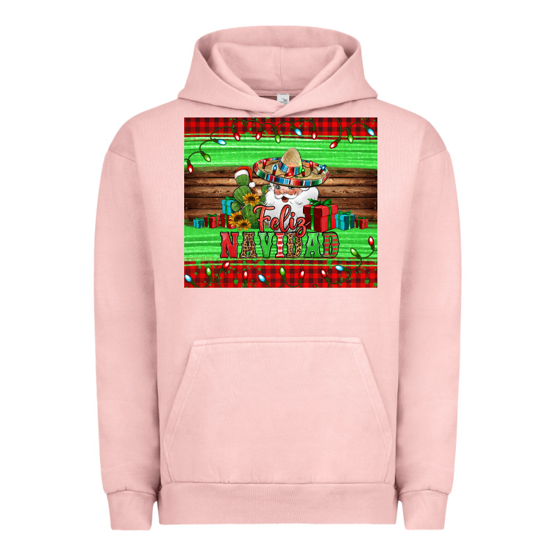 Feliz Navidad Spanish Christmas Santa Tumbler Urban Hoodie by Jasminsmagicworld | Teevron