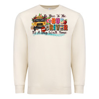 Sandshell be nice to the bus driver its a long walk home Premium Sweatshirt - texasbilliewilder