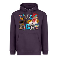 Plum Y'all ain't right crazy Heavyweight Hoodie - texasbilliewilder