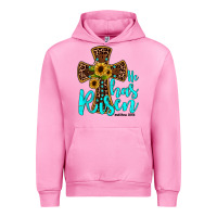 Fuchsia Pink he has risen Urban Hoodie - JahusDesignShop