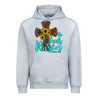 Heather Grey he has risen Urban Hoodie - JahusDesignShop