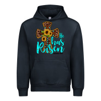 Navy he has risen Urban Hoodie - JahusDesignShop