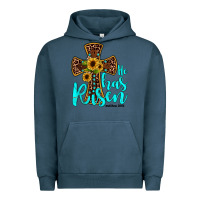 Pigment Midnight Navy he has risen Urban Hoodie - JahusDesignShop